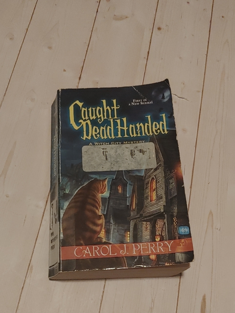 Caught Dead Handed Witch City cozy Mystery Book Paperback By Carol J. Perry